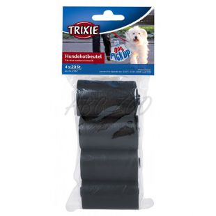 Pungi de plastic pentru deșeuri, negru - 4 x 20 buc