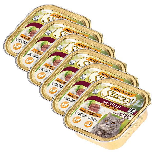 Mister STUZZY -  STERILIZED pui, 6 x 100g