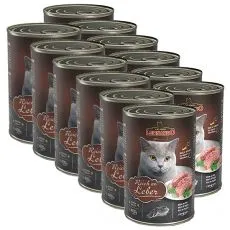 Leonardo - Conservă pentru pisici cu Ficat 12 x 400g