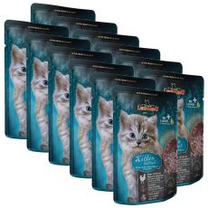 Pliculeț pentru pisicuți Leonardo Kitten, 12 x 85 g