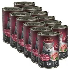 Leonardo conservă pentru pisici -  cu carne de pui 12 x 400g
