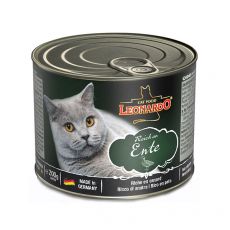Conserva pentru pisici Leonardo, rață 200 g
