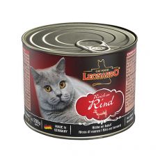 Conservă Leonardo pentru pisici, vită 200 g