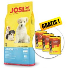JOSIDOG Junior 15 kg + 3 conserve GRATUIT