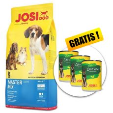 JOSIDOG Master Mix 15 kg + 3 conserve GRATUIT