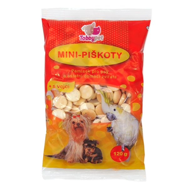 Mini biscuiti pentru caini120 g