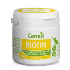 Canvit Biotin - pentru blana sanatoasa si stralucitoare de pisici 100 tbl. / 100 g