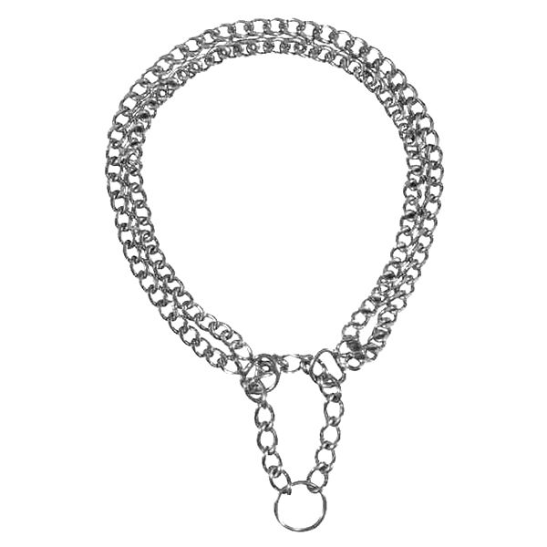 Zgardă pentru câini - rând dublu 55cm/2,5mm