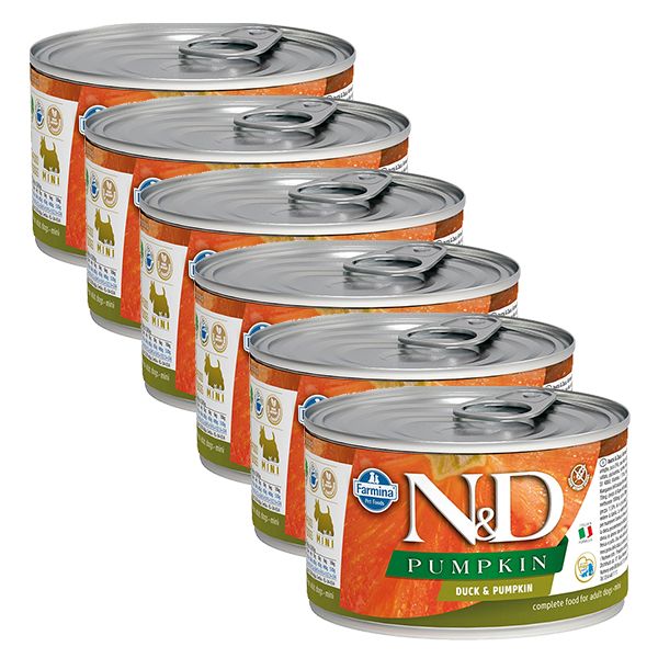 Farmina N&D dog Duck & Pumpkin can 6 x 140 g