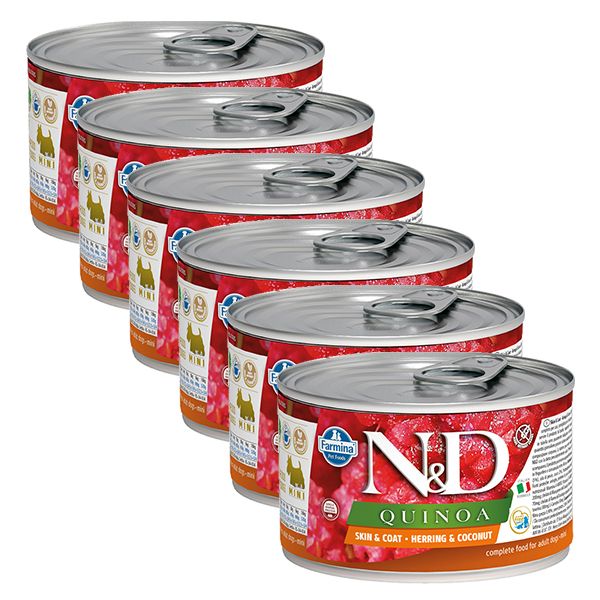 Farmina N&D dog Quinoa Herring & Coconut 6 x 140 g