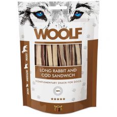 WOOLF iepure lung și sandwich de cod 100g
