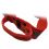 Zgardă roșie de siguranță cu mâner 40 - 65 cm, 40 mm