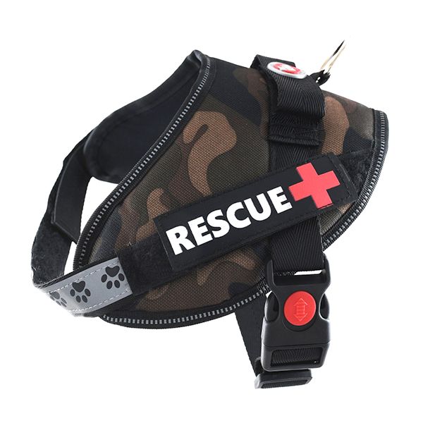 Ham pentru câini Rescue S 45 - 55 cm, camuflaj