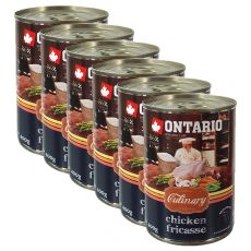 Conservă ONTARIO Culinary Chicken Fricasse 6 x 400 g