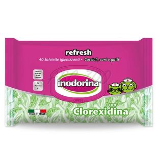 Şerveţele umede Inodorina Clorhexidina 40 buc