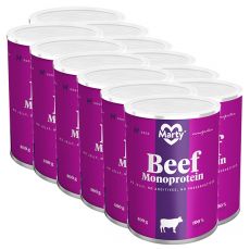 Conservă MARTY Beef Monoprotein 12 x 400 g
