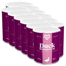 Conservă MARTY Duck Monoprotein 12 x 800 g