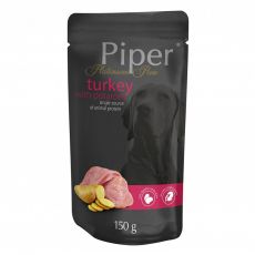 Piper Platinum Pure hrană la plic curcan şi cartofi 150 g
