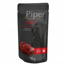 Piper Platinum Pure hrană la plic cu carne de vită și orez brun 150 g