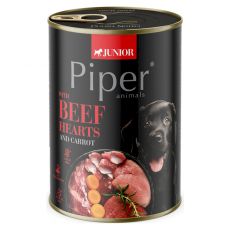 Piper Junior conservă cu inima de vită și morcovi 400 g