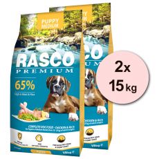 RASCO PREMIUM Puppy Medium 2 x 15 kg