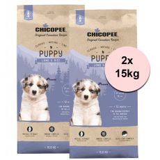 CHICOPEE Puppy miel și orez 2 x 15 kg