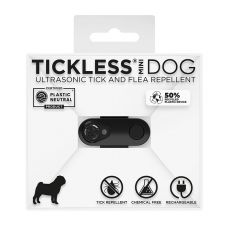 TICKLESS MINI repelent reîncărcabil, cu ultrasunete pentru câinii mici – negru