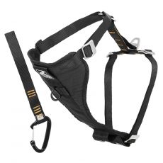 Ham de siguranță Kurgo Tru-Fit Smart Harness, negru XL