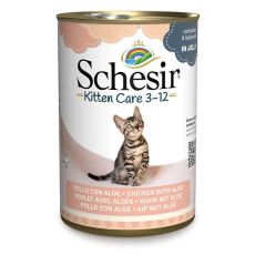 Schesir kitten pui cu aloe vera în gelatină 140 g