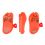 Repelent ultrasonic pentru oameni, împotriva căpușelor TICKLESS HUMAN – portocaliu