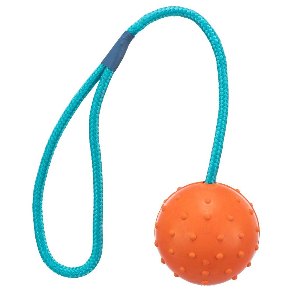 Jucărie câine pe coardă - 6cm minge
