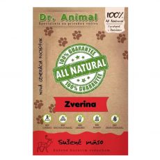 Dr.Animal 100% carne uscată de vânat 80 g