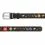 Zgardă din piele WAUDOG NASA neagră 12 mm / 19-25 cm