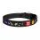 Zgardă de piele WAUDOG NASA negru 20 mm/30-39 cm