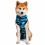Îmbrăcăminte post-operatorie pentru câini XL camuflaj albastru