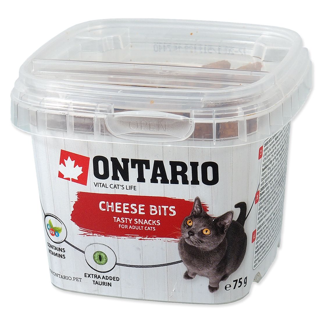 Ontario Snack Cat Bucăți de brânză 75 g