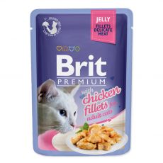 Pungă BRIT Premium Cat Pui în jeleu 85 g