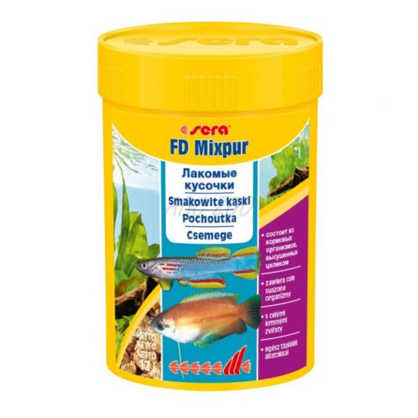 Hrană pentru pești, Sera FD mixpur 100 ml
