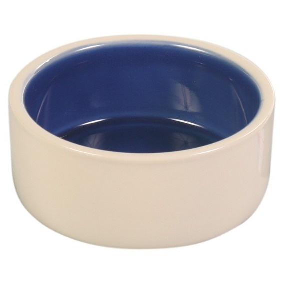 Bol ceramic crem, pentru câini - 1l