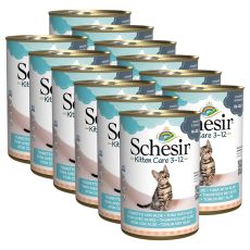 Schesir kitten ton și aloe vera în gelatină 12 x 140 g