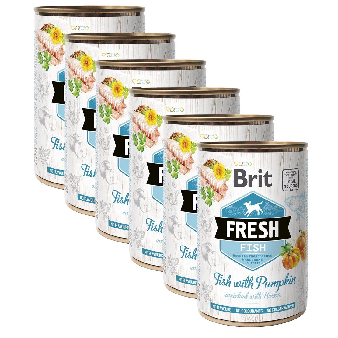 Can Brit Fresh Fish with Pumpkin 6 x 400 g