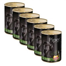 Piper Adult conservă pentru câini cu carne de vânat și dovleac 6 x 400 g