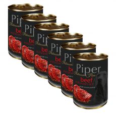 Piper Platinum Pure conservă cu carne de vită şi orez brun 6 x 400 g