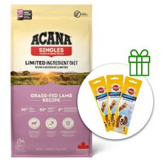 ACANA Singles Grass-Fed Lamb 17 kg + 3 x recompense GRATUIT