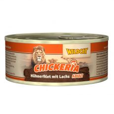 Wildcat Chickeria Chicken & Salmon conservă 90 g