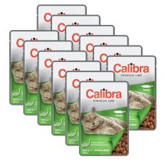 CALIBRA Cat Adult  Sterilised somon bucăți în sos 12 x 100 g