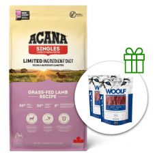 ACANA Singles Grass-Fed Lamb 17 kg + 2 x recompense GRATUIT