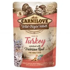 Carnilove Cat Curcan cu Rădăcină de Valeriană 85 g