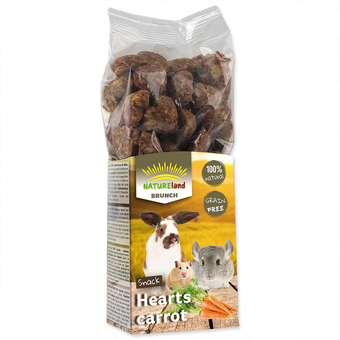 NATUREland BRUNCH morcovi sub formă de inimă 150 g