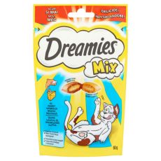 Dreamies Mix Delicatese cu somon și brânză 60 g